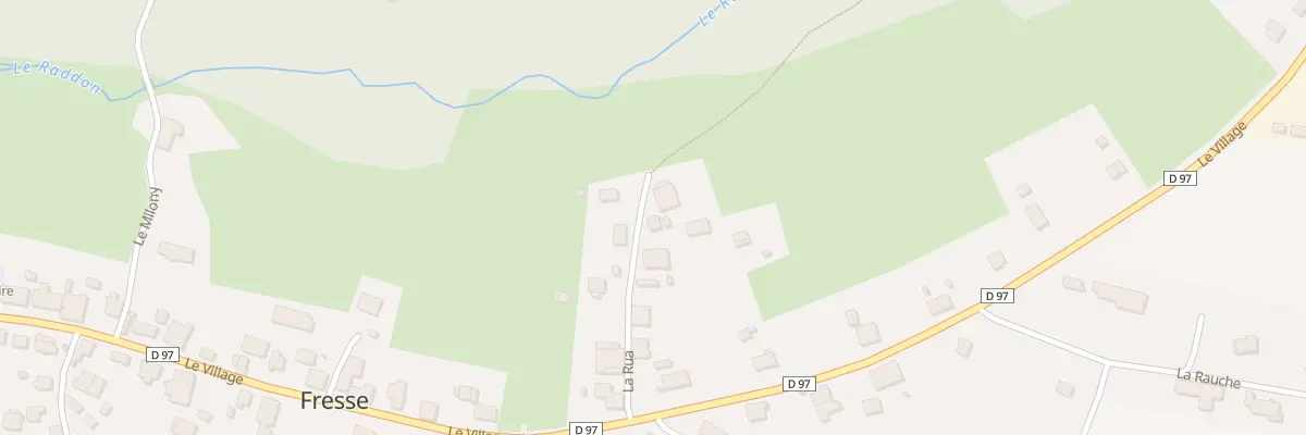 Plan du 192 La Rua à Fresse