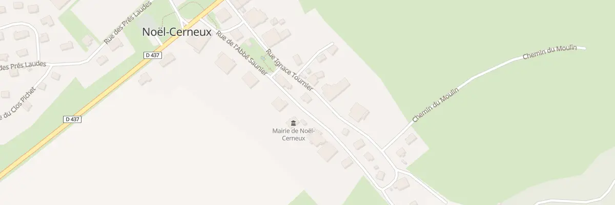 Plan du 3 Rue de l’Abbe Saunier à Noël-Cerneux