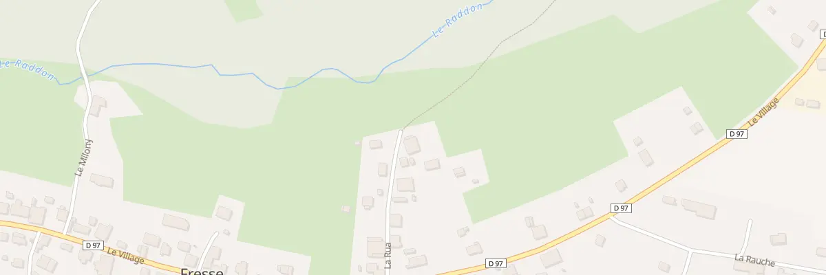 Plan du 194 La Rua à Fresse