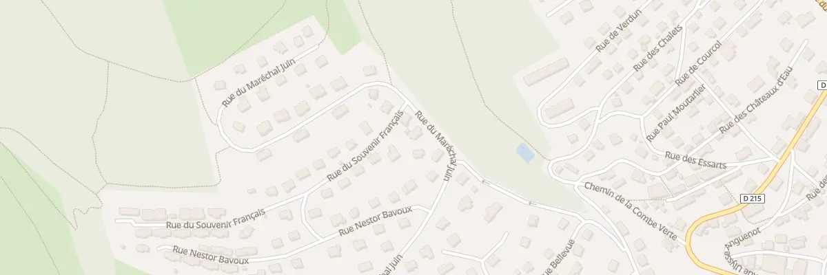 Plan du 19 Rue Marechal Juin à Villers-le-Lac