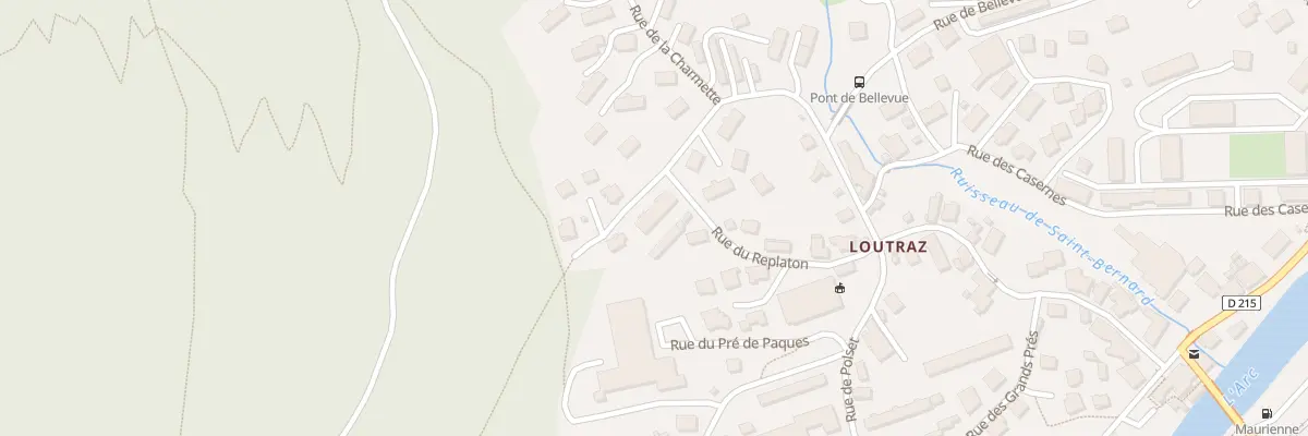 Plan du 144 Rue du replaton à Modane