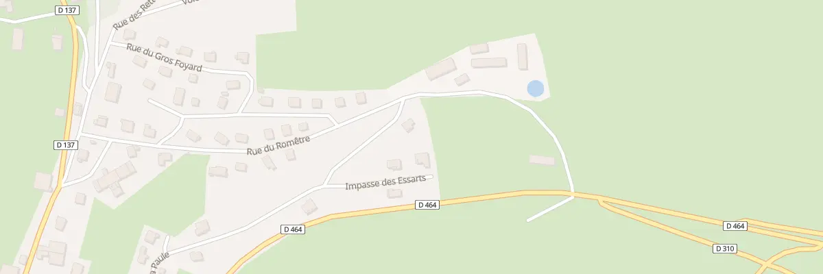 Plan du 1 Rue des Essarts à Belleherbe