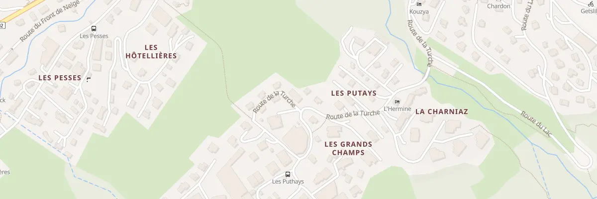 Plan du 774 Rte de la Turche aux Gets