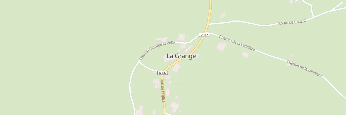 Plan du 15 Rue de l’Eglise à La Grange