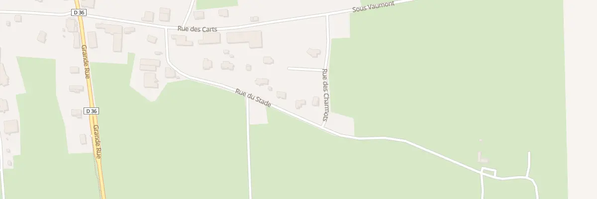 Plan du 11 Rue du Stade à Valonne