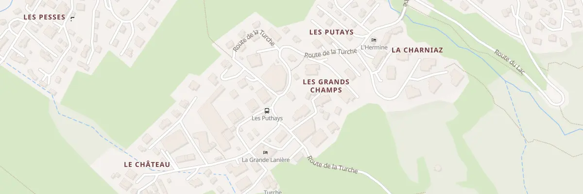 Plan du 859 Rte de la Turche aux Gets