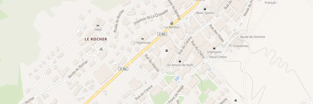 Plan du 69 Rue des marais aux Gets