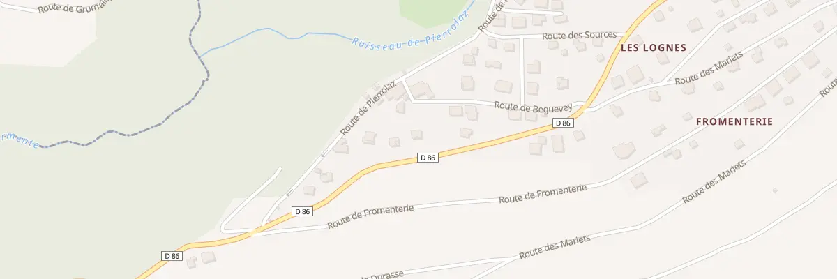 Plan du 2763 Rte Départementale 86 à La Plagne Tarentaise