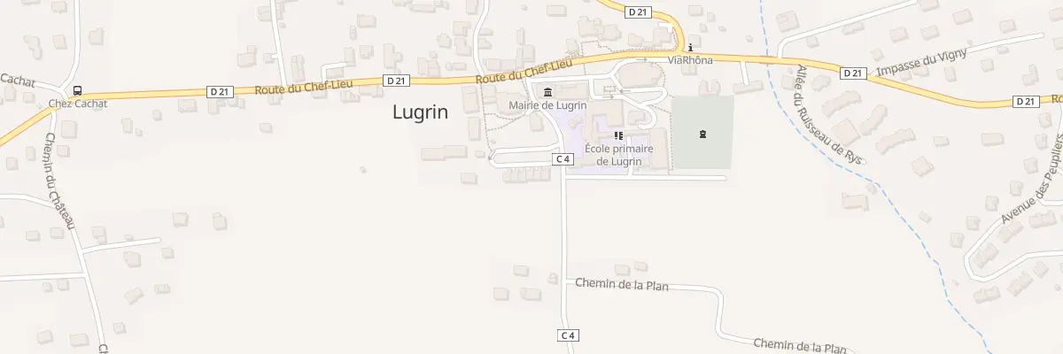 Plan du 4A Che du Grand Tronc à Lugrin