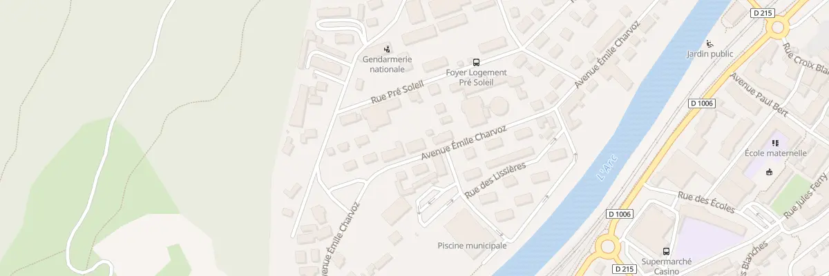 Plan du 440 Av Émile Charvoz à Modane