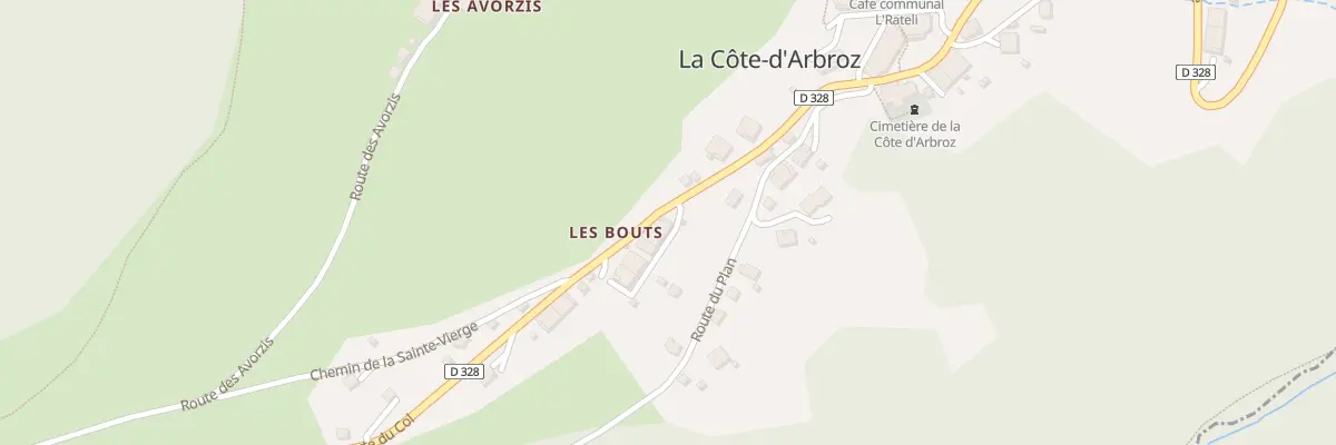 Plan du 24 Rte des Bouts à La Côte-d’Arbroz