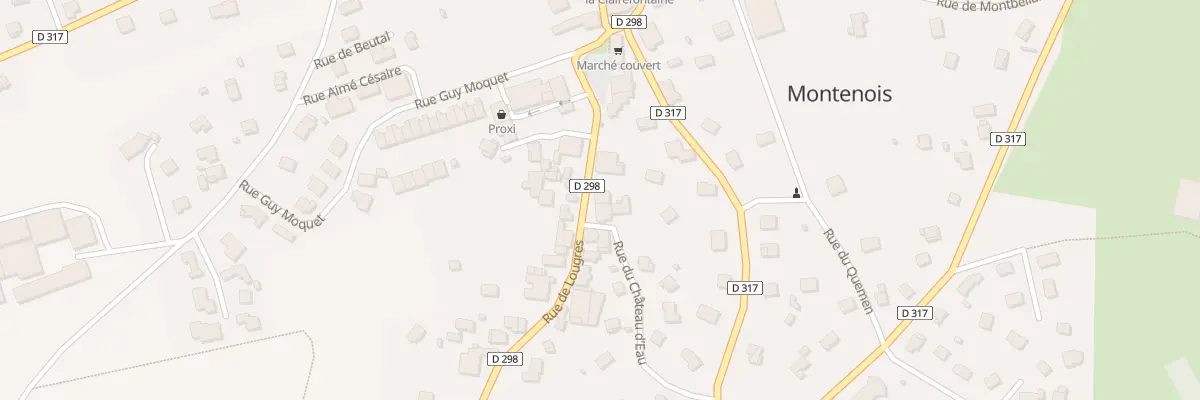Plan du 7 Rue de Lougres à Montenois