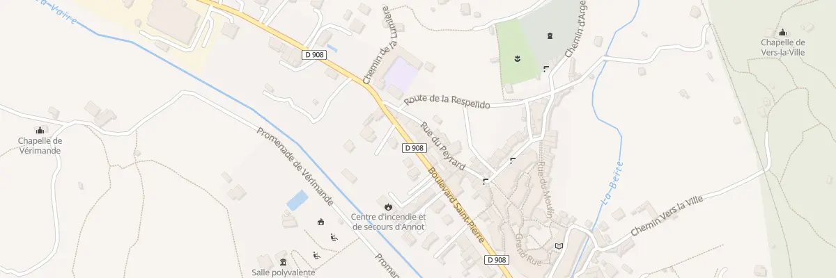 Plan du 5415 Bd Saint-Pierre à Annot