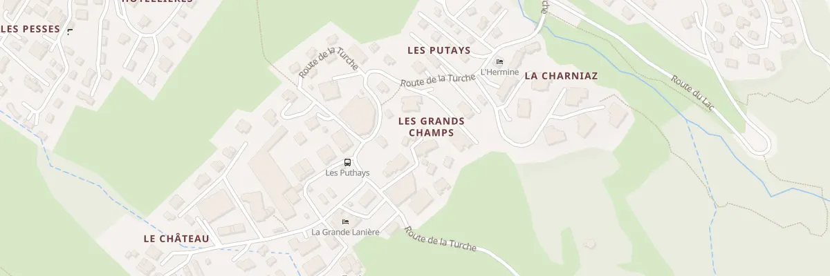 Plan du 917 Rte de la Turche aux Gets