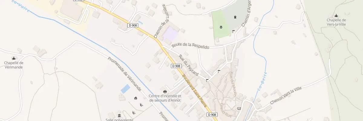 Plan du 5414 Rue du Peyrard à Annot
