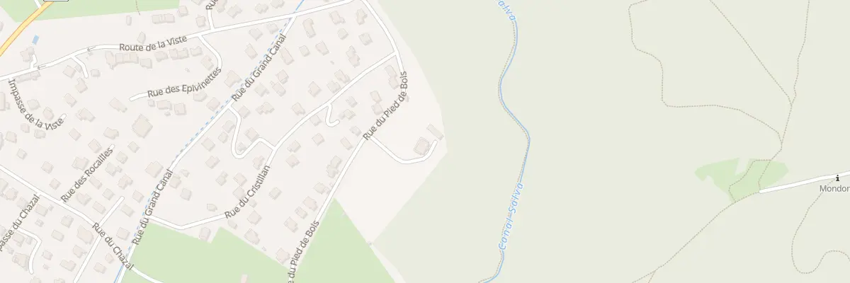 Plan du 1 Rue du Pied du Bois à Guillestre
