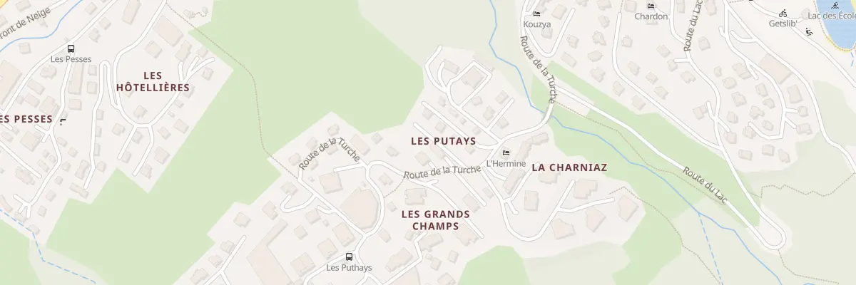 Plan du 660 Rte de la Turche aux Gets