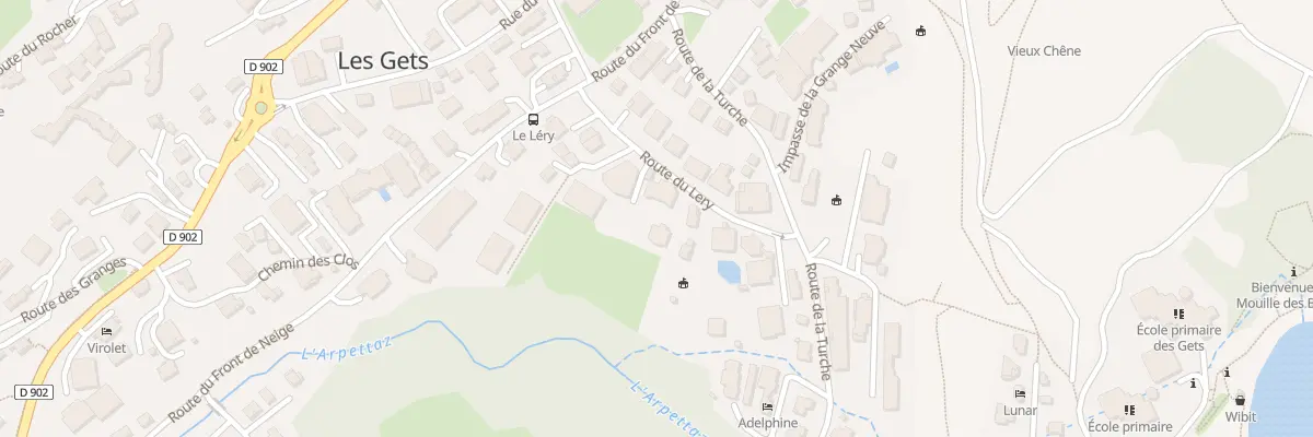 Plan du 178 Rte du Léry aux Gets