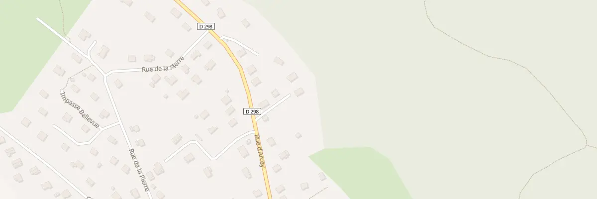 Plan du 38 Rue d’Arcey à Montenois