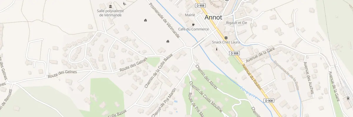 Plan du 7011 Pre Martin à Annot