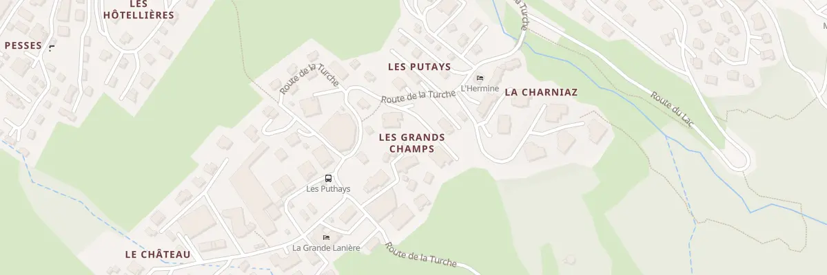 Plan du 719 Rte de la Turche aux Gets