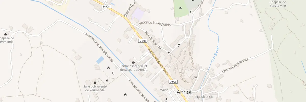 Plan du 5406 Le Village à Annot