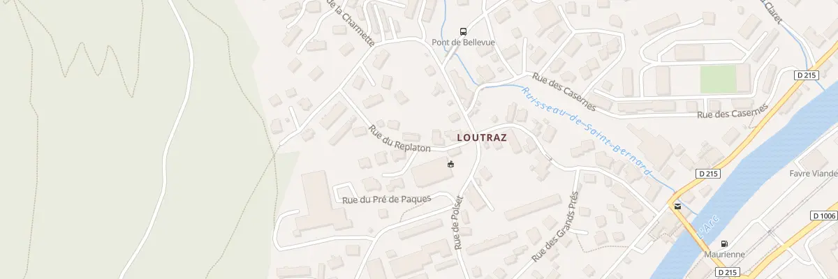 Plan du 47A Rue du replaton à Modane