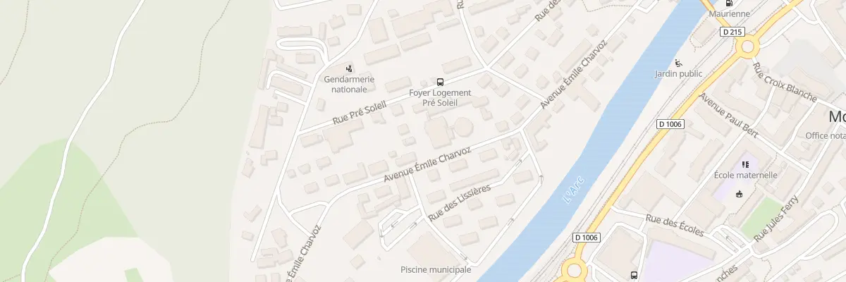 Plan du 510 Av Émile Charvoz à Modane