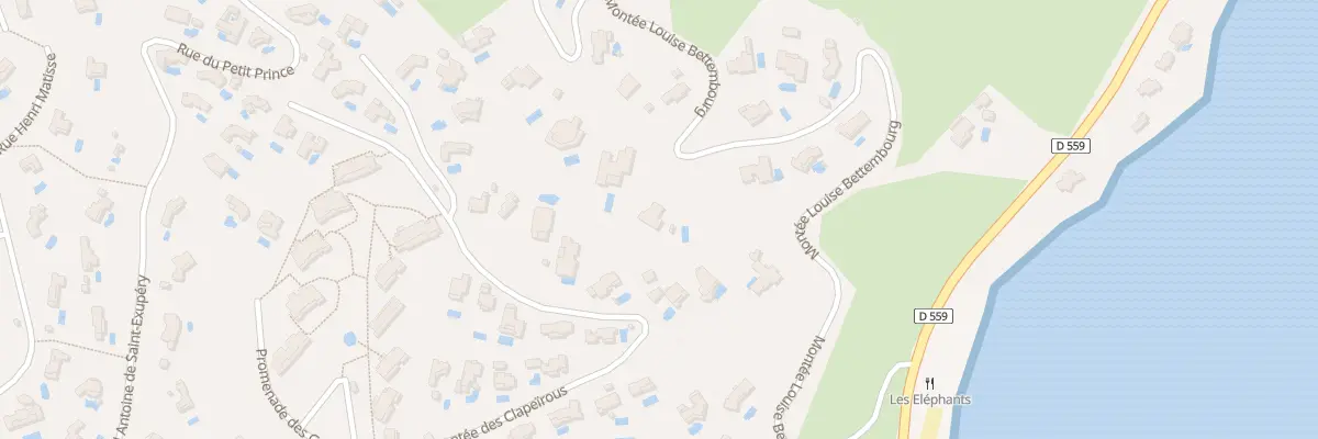 Plan du 17 Rue Montee Louise Bettembourg à Sainte-Maxime