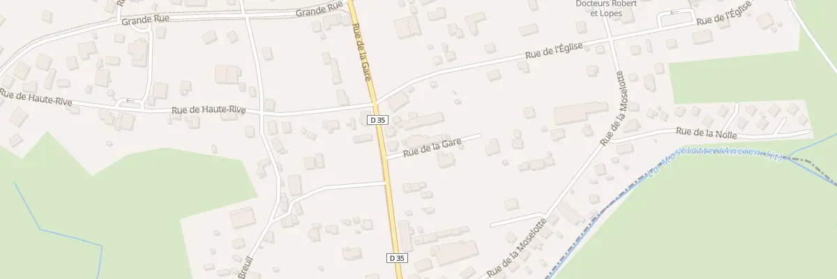 Plan du 23 Rue de la Gare à Saint-Amé
