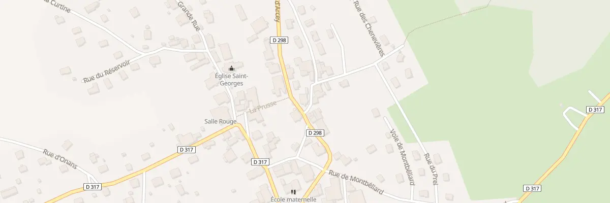 Plan du 1 Rue du Lavoir à Montenois