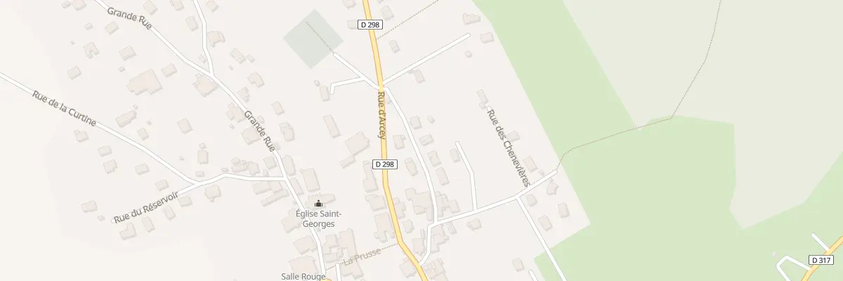 Plan du 16 Rue du Lavoir à Montenois