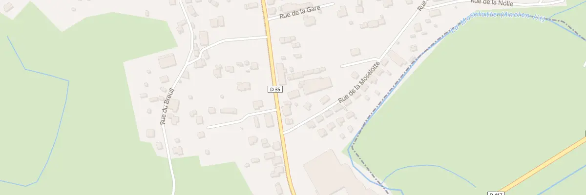 Plan du 85 Rue de la Gare à Saint-Amé