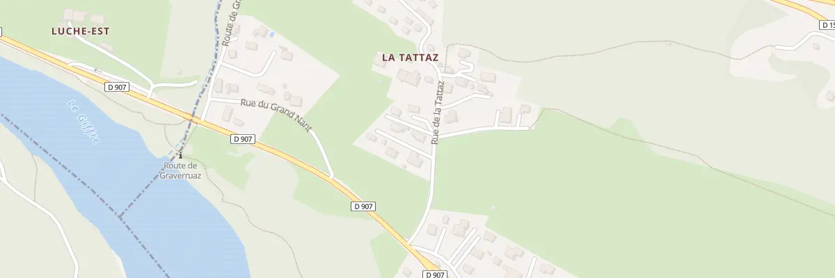 Plan du 135 Rue de la Tataz à Verchaix