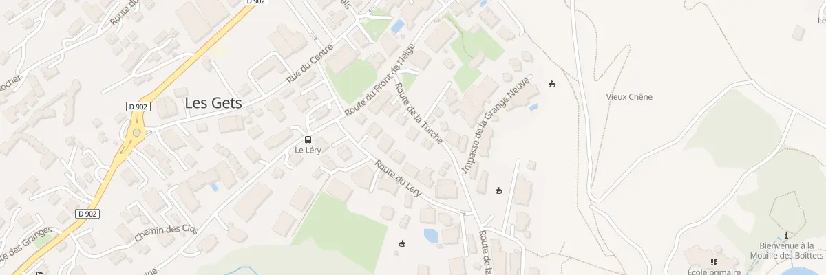 Plan du 72 Rte de la Turche aux Gets