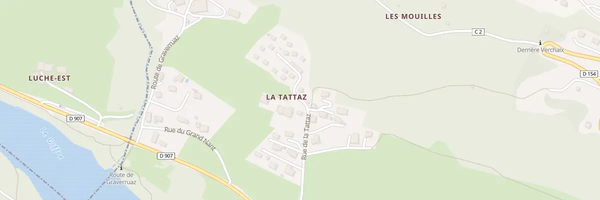 Plan du 344 Rue de la Tataz à Verchaix