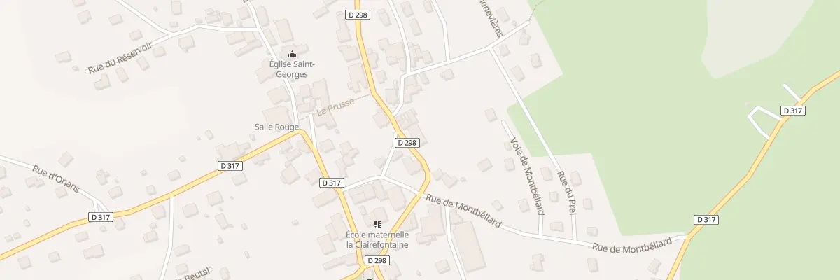Plan du 8 Rue d’Arcey à Montenois