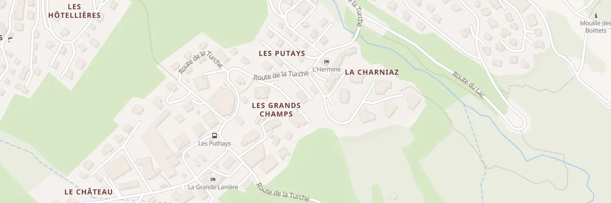 Plan du 667 Rte de la Turche aux Gets