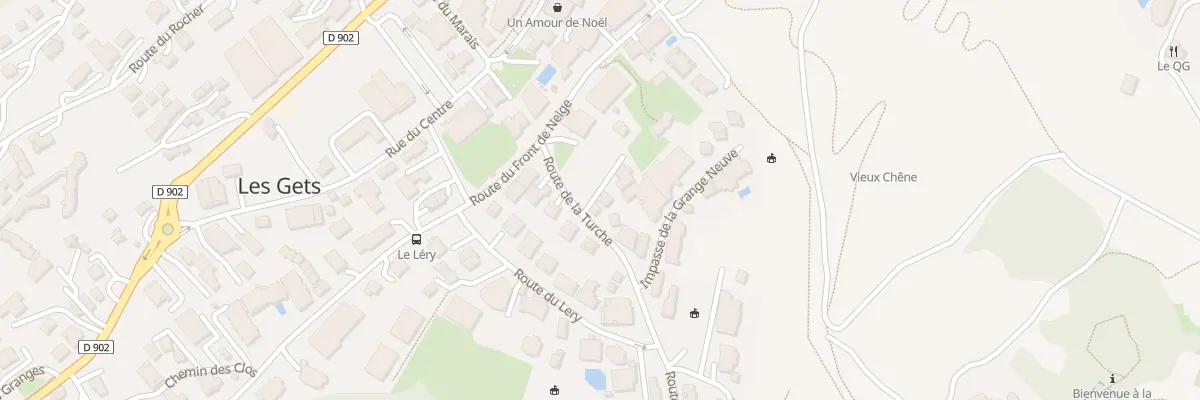 Plan du 73 Rte de la Turche aux Gets