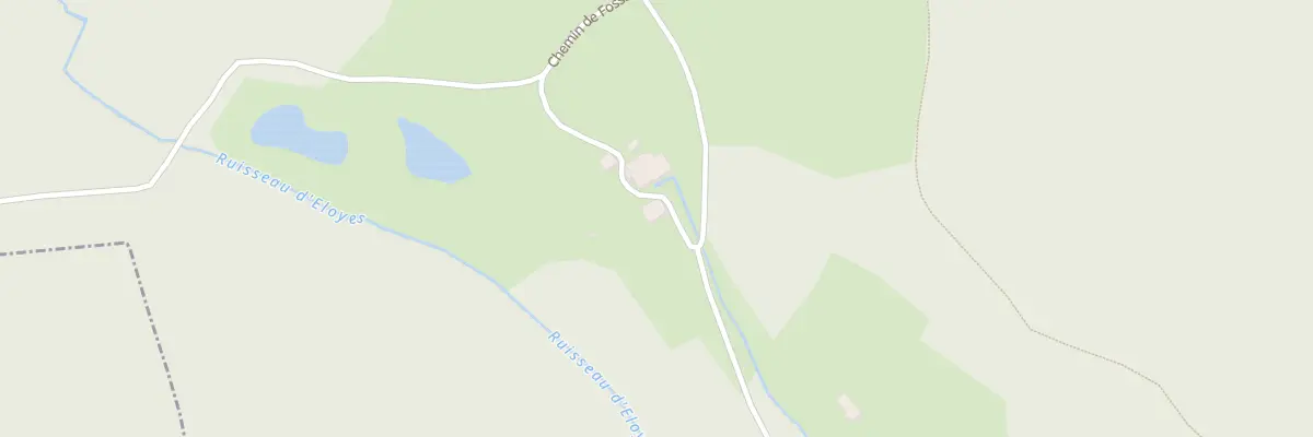 Plan du 38 Che de Fossard à Tendon