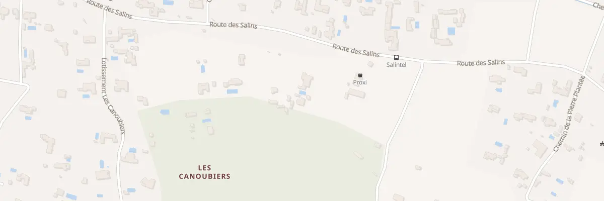 Plan du 128 Che des Salins à Saint-Tropez
