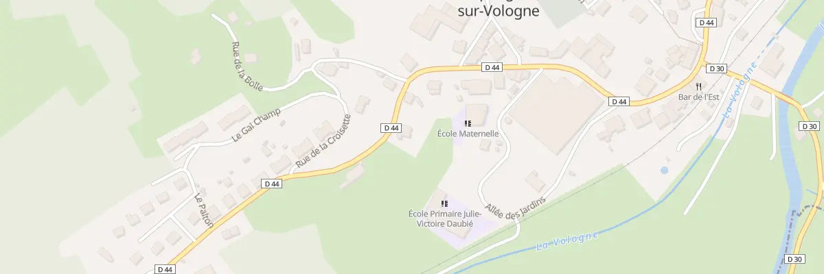 Plan du 5 Rue de la Croisette à Lépanges-sur-Vologne