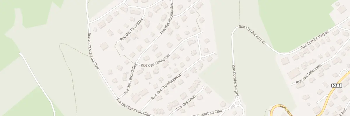 Plan du 7 Rue des Gelinottes à Villers-le-Lac