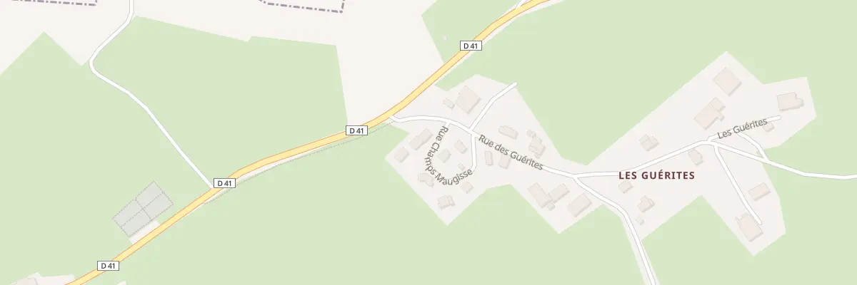 Plan du 2 Champ Maugisse au Luhier