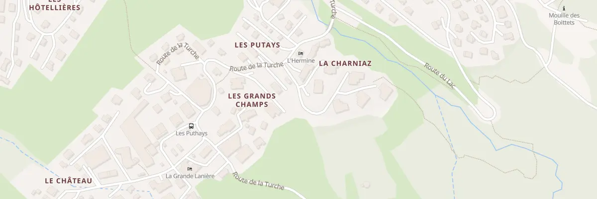 Plan du 641 Rte de la Turche aux Gets