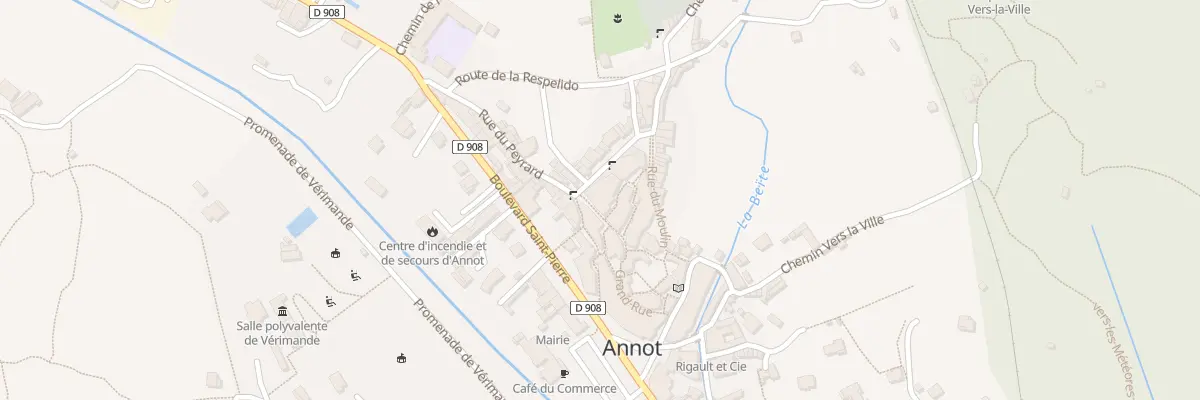 Plan du 5365 Le Village à Annot