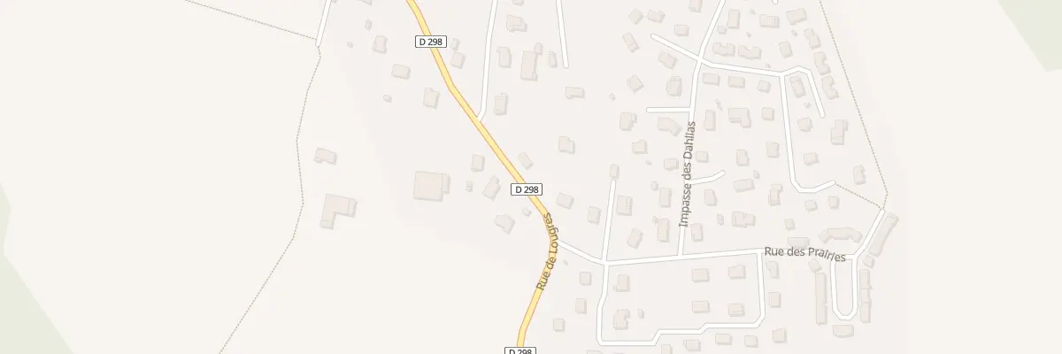 Plan du 55 Rue de Lougres à Montenois