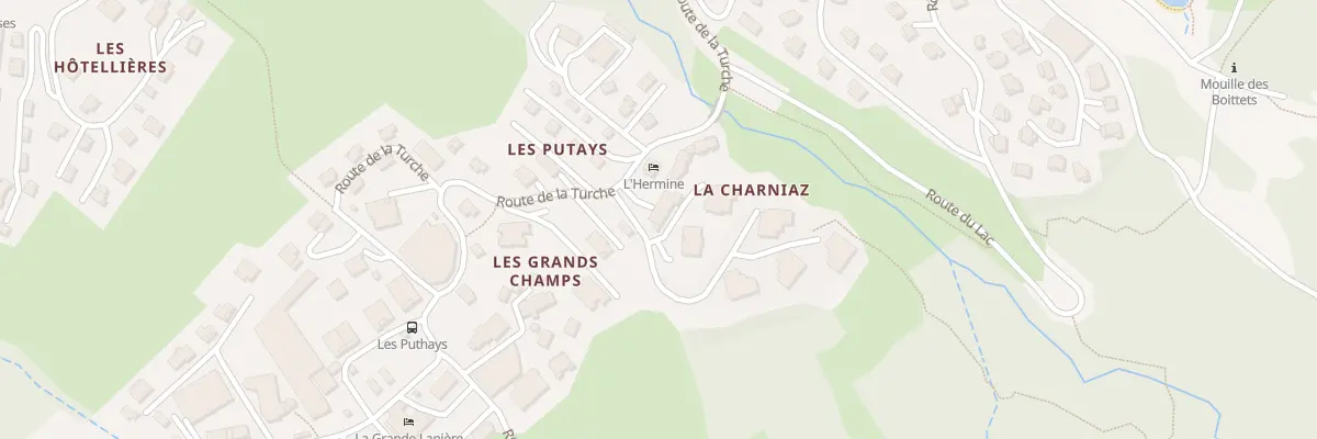 Plan du 623 Rte de la Turche aux Gets