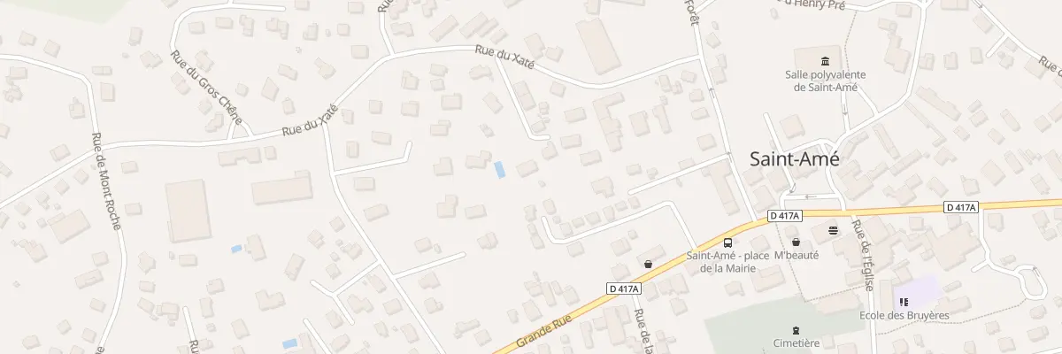 Plan du 7 Rue du Xaté à Saint-Amé