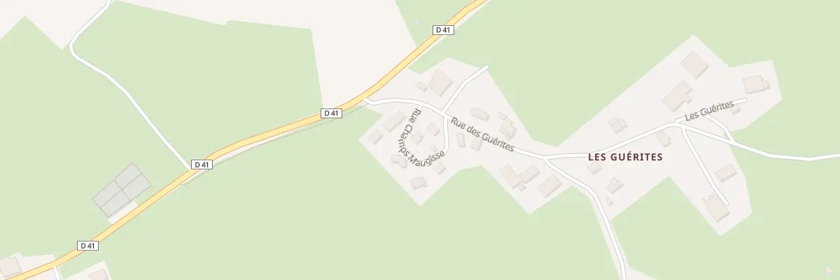 Plan du 1 Champ Maugisse au Luhier